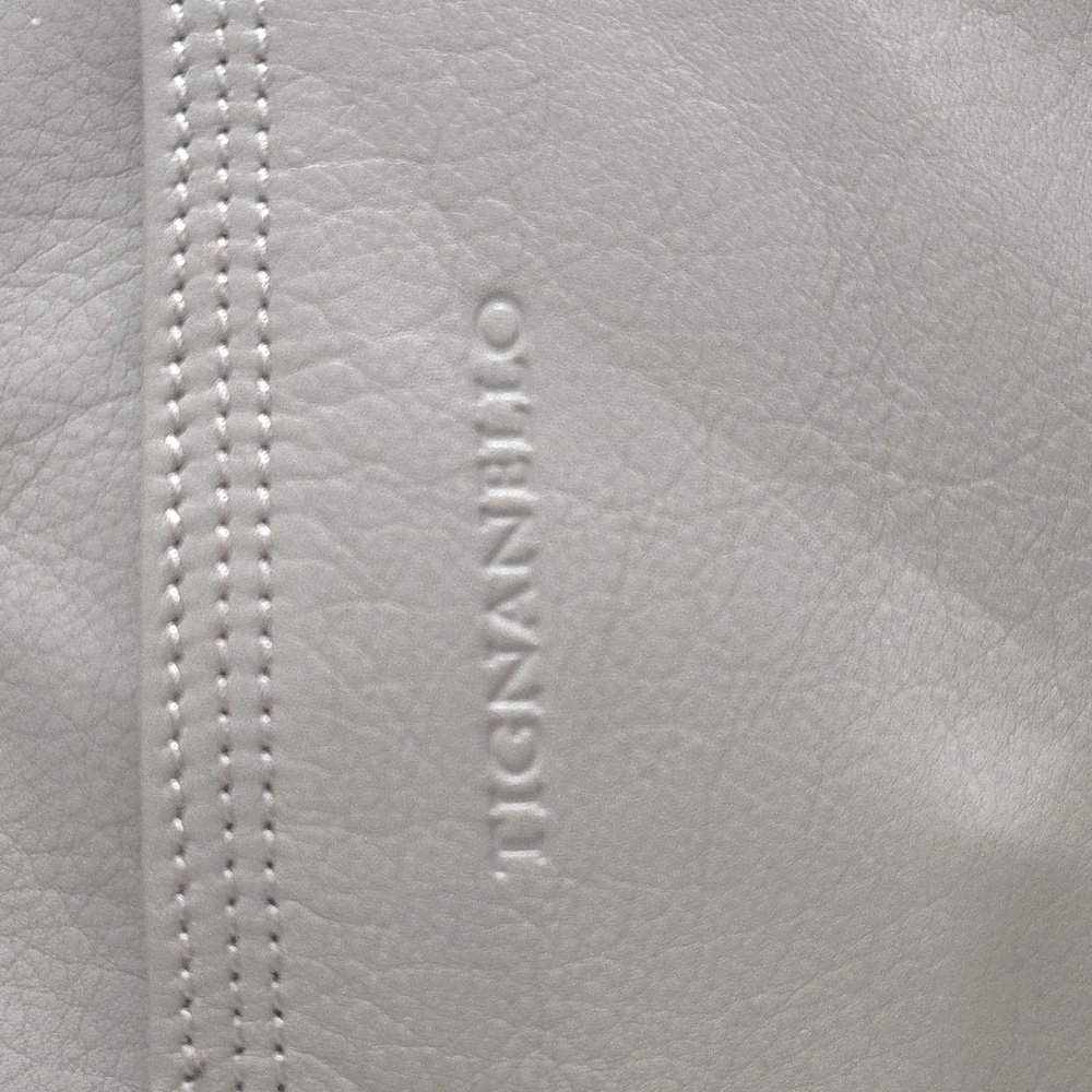 Tignanello Pretty Pockets Grey Leather Shoulder Bag - Picture 2 of 10